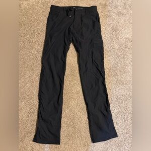 Prana Men's 30/34 slim fit Black Pants
